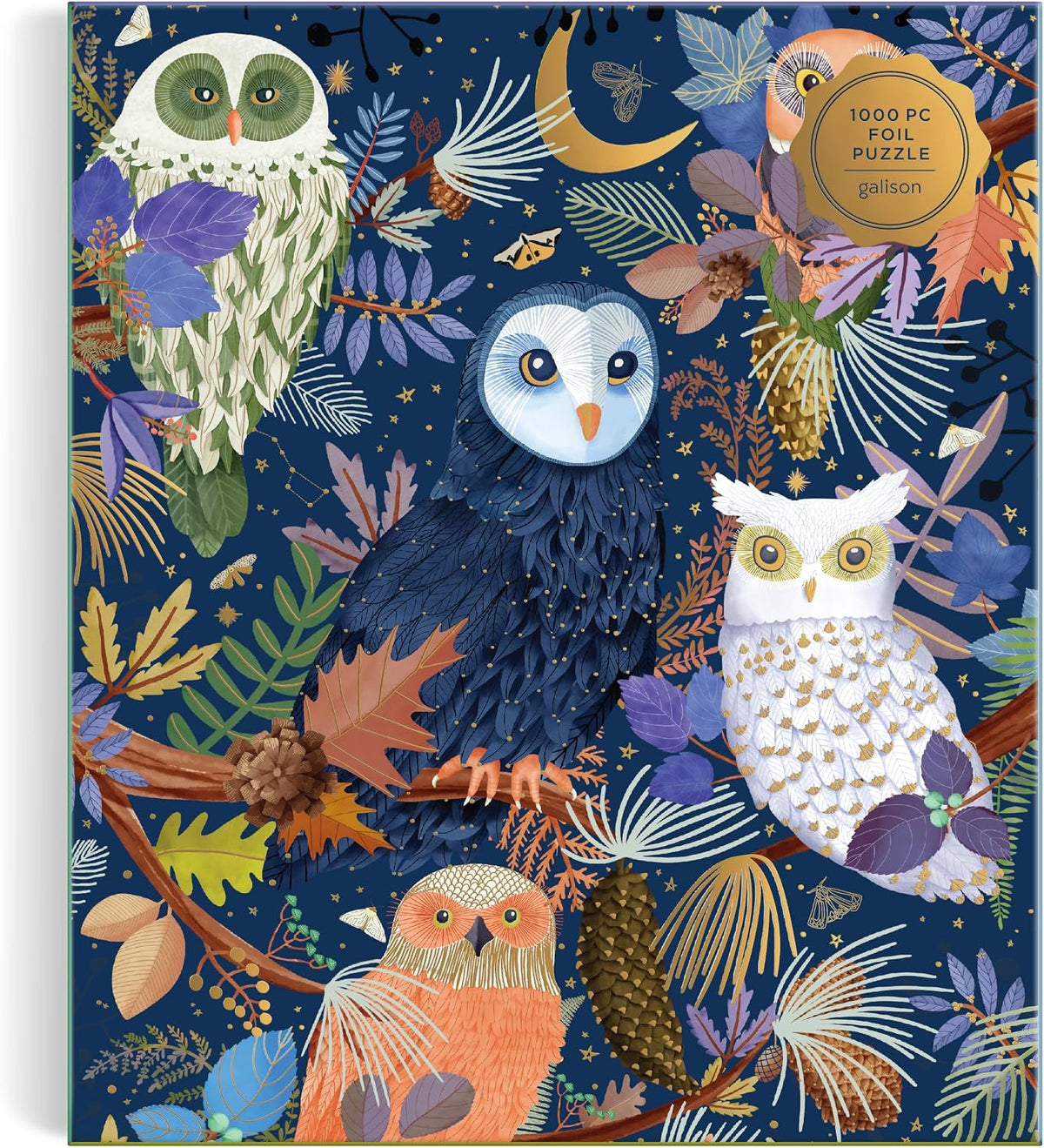 Owls at Dawn 1000 Piece Foil Puzzle