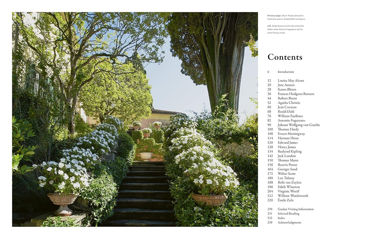 The Writer's Garden: How Gardens Inspired the World's Great Authors by Jackie Bennett, Photography by Richard Hanson