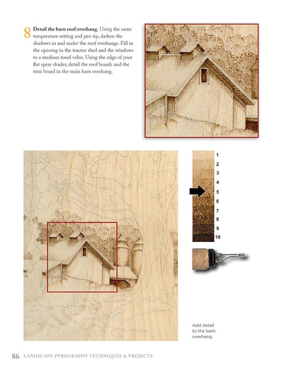 Landscape Pyrography Techniques & Projects: A Beginner's Guide to Burning by Layer for Beautiful Results