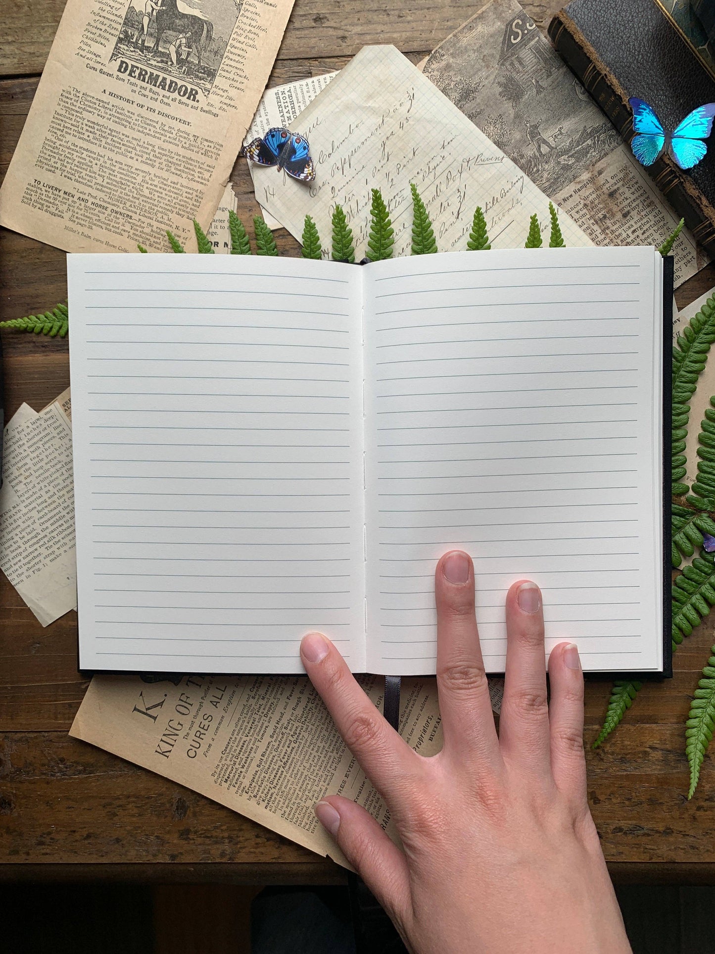 The Grimoire Silver- lined notebook