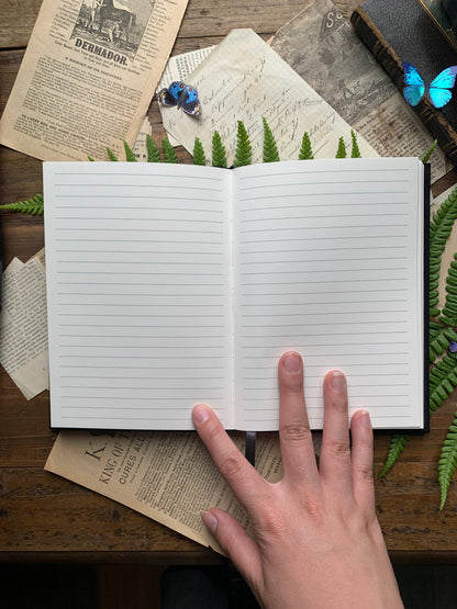 The Grimoire Silver- lined notebook