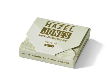 Hazel Jones - Hazelnut Rosemary Crisp Candy in 70% Chocolate by Oregon Bark