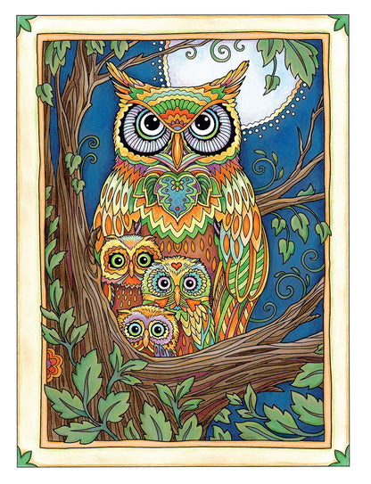 Creative Haven Wondrous Wildlife Coloring Book