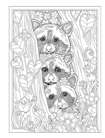 Creative Haven Wondrous Wildlife Coloring Book