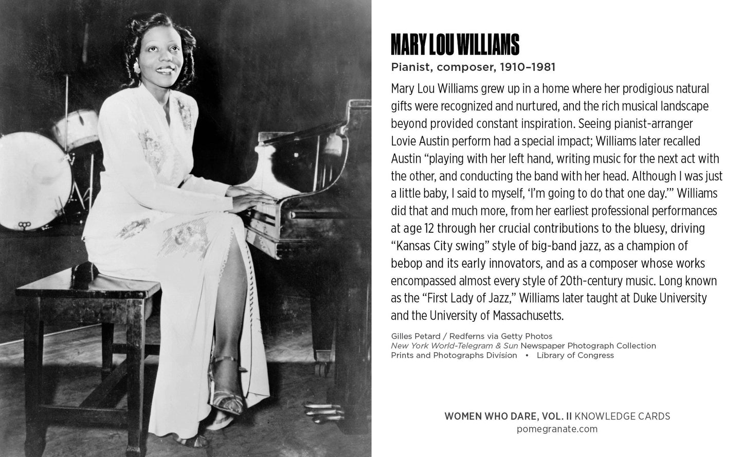 Women Who Dare Vol. II Knowledge Cards