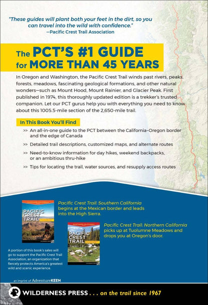 Pacific Crest Trail: Oregon & Washington: From the California Border to Canada (Revised): From the California Border to Canada