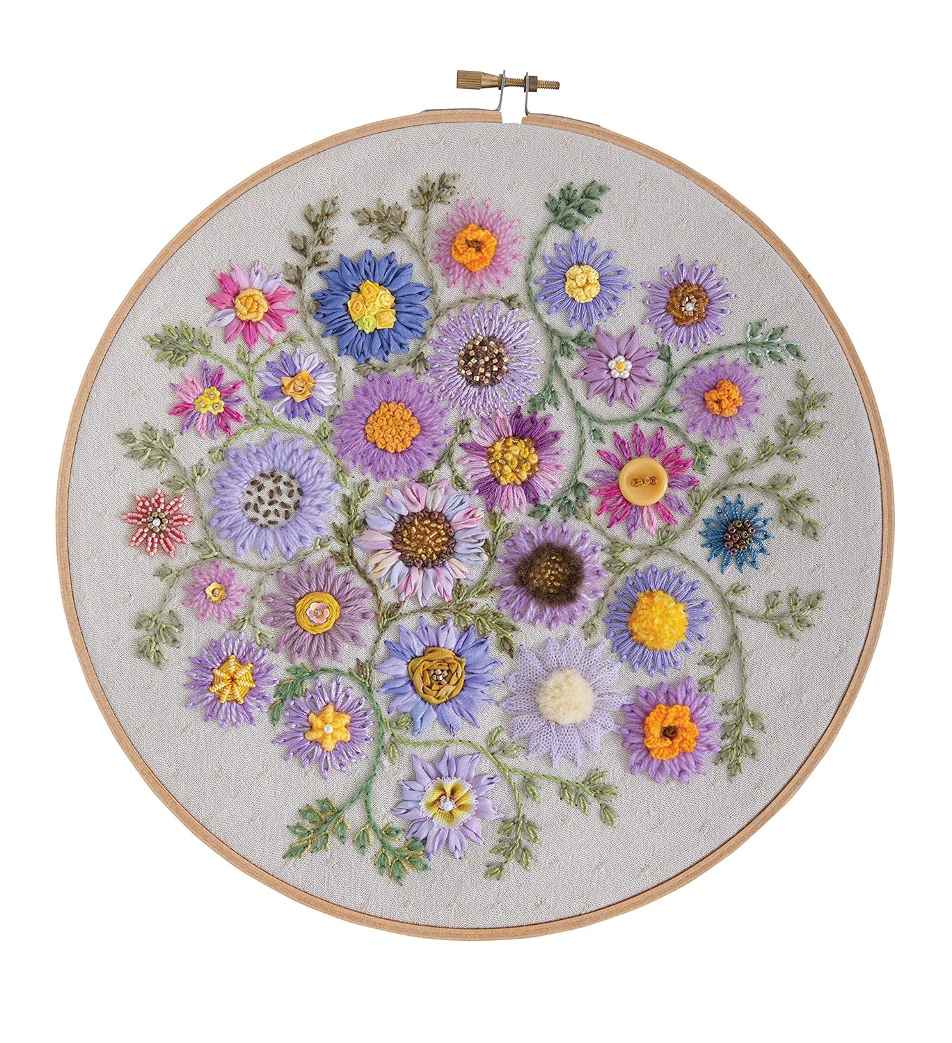 Foolproof Flower Embroidery: 80 Stitches & 400 Combinations in a Variety of Fibers; Add Texture, Color & Sparkle to Your Organic Garden: 80 Stitches & 400 Combinations in a Variety of Fibers; Add Texture, Color & Sparkle to Your Organic Garden