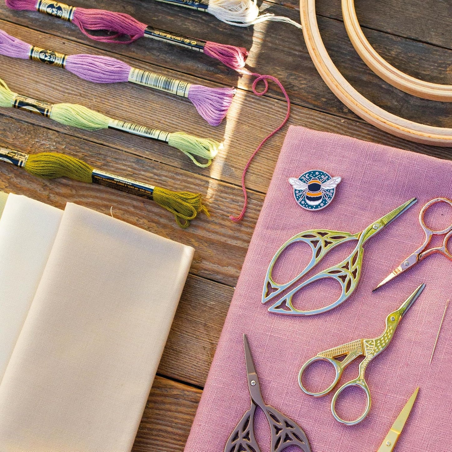 Paint with Thread: In the Garden- A Step-By-Step Guide to Embroidery by Emillie Ferris
