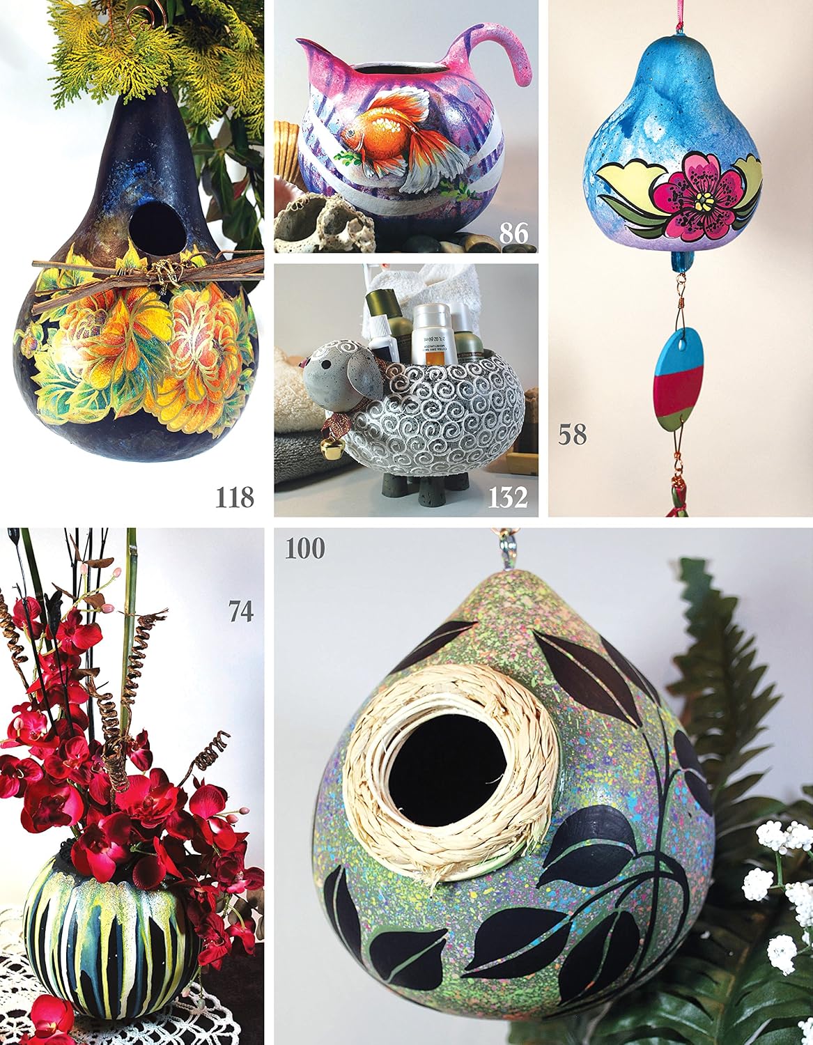 Crafting with Gourds: Building, Painting, and Embellishing Birdhouses, Flowerpots, Wind Chimes, and More