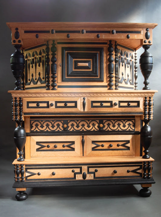 17th-Century Essex County Cupboard by Peter Follansbee