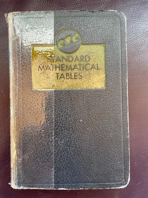 CRC Standard Mathematical Tables By Clarence W. Hodgman, Charles D., M.S. (Editor in Chief), Robert C. Weast, Phd., 11th edition