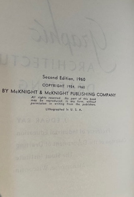 Graphic: Architectural Drafting by J. Edgar Ray