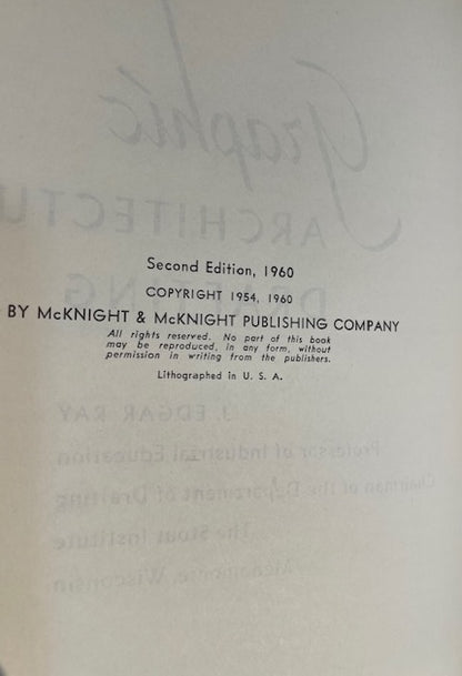 Graphic: Architectural Drafting by J. Edgar Ray