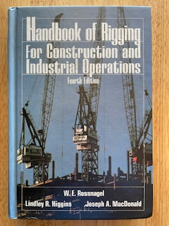 Etcp Rigging Book Handbook of Rigging: For Construction and Industrial Operation (4th Ed ...