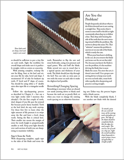 Set & File: A Practical Guide to Saw Sharpening by Matt Cianci