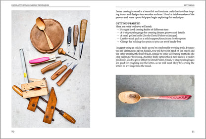 Decorative Spoon Carving Techniques by Emmet Van Driesche