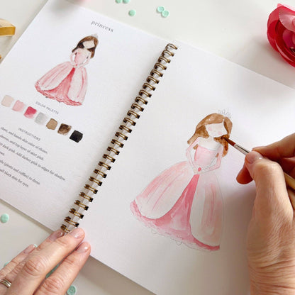 Fairytale Watercolor Workbook by Emily Lex