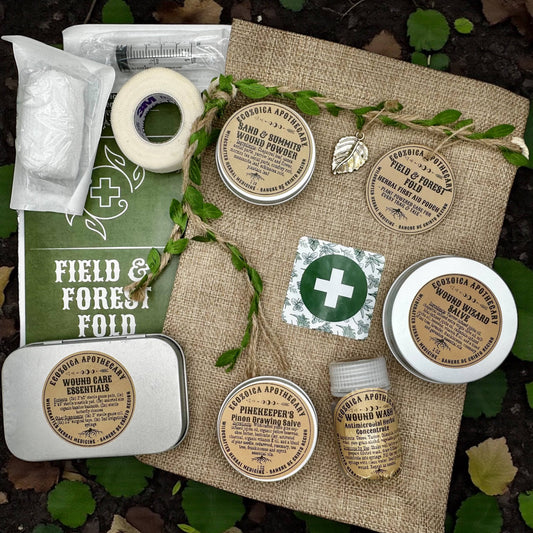 Field & Forest Fold Herbal First Aid Kit, Made by Ecozoica Apothecary