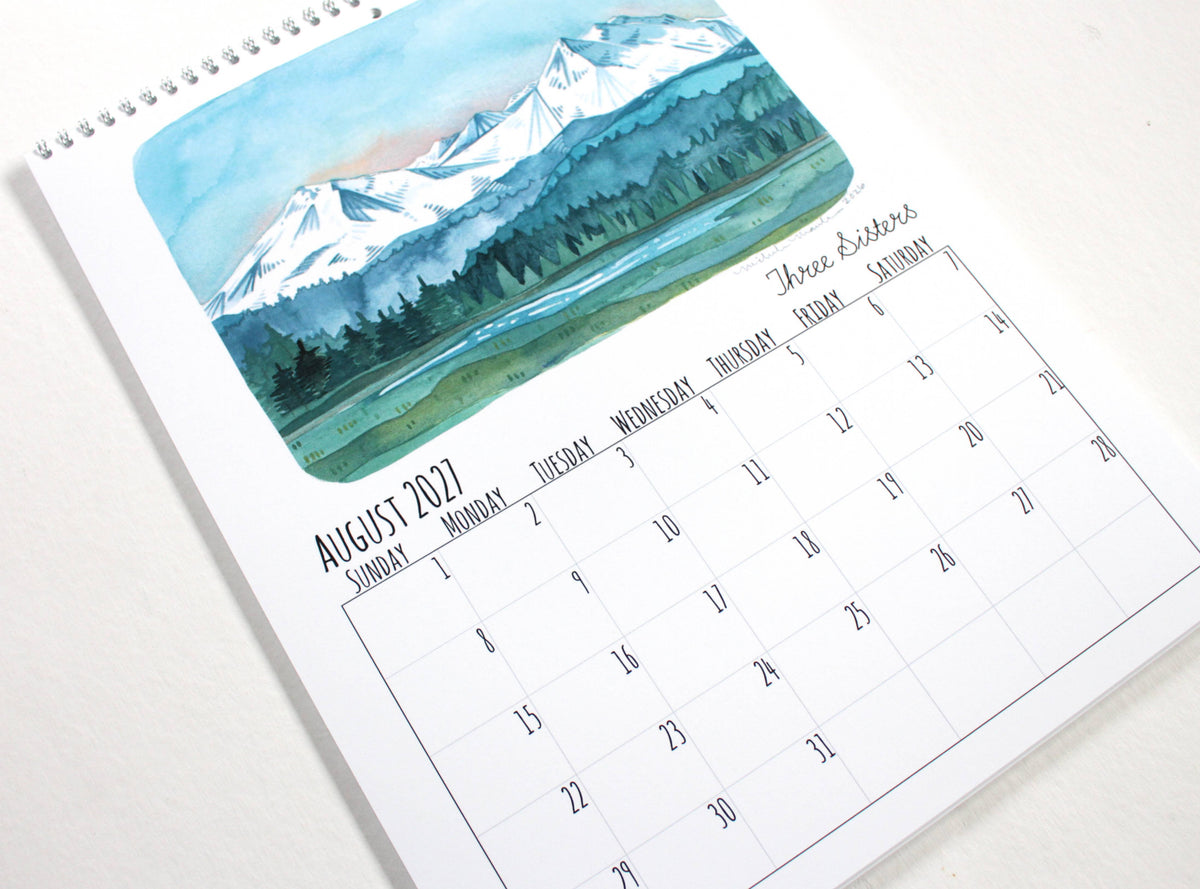 2027 Oregon Calendar by Michele Maule