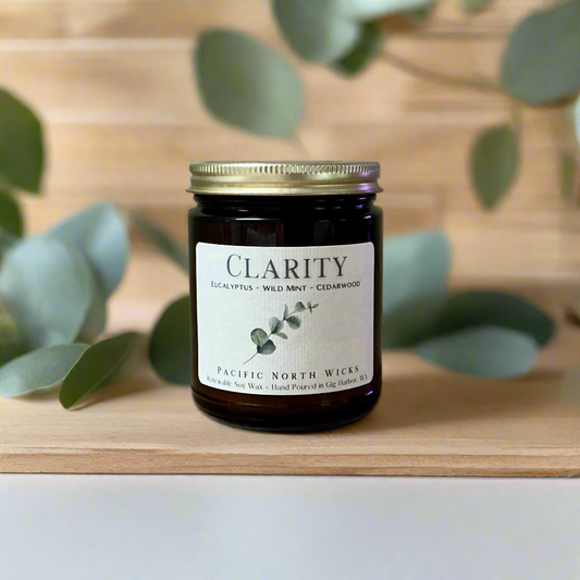 Clarity Spa Candle | Eucalyptus & Wild Mint | Natural Soy