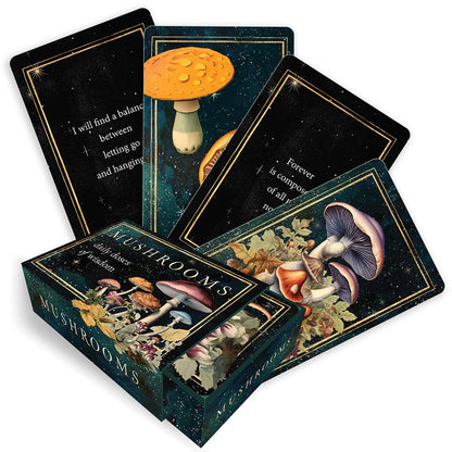 Mushrooms: Daily Doses of Wisdom (36 Gilt-Edged Full-Color Cards): Daily Doses of Wisdom (36 Gilt-Edged Full-Color Cards)