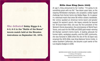 Women Who Dare Vol. III Knowledge Cards
