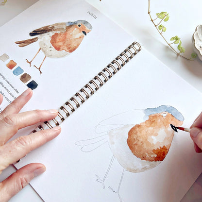 Birds Watercolor Workbook by Emily Lex Studio