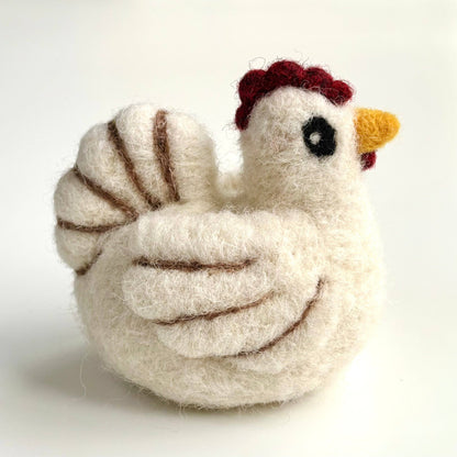 Chicken and Chick Beginner Needle Felting Kit