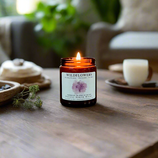 Wildflowers Candle | Blooming Meadows Scent | Soy Wax 8oz