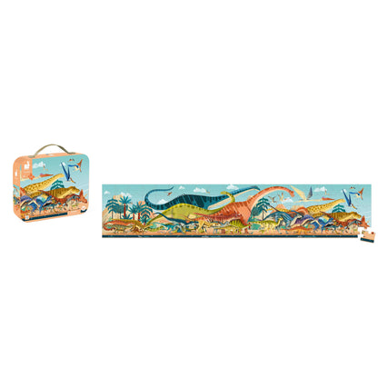 Dino | Panoramic Puzzle | 100 Pieces | Ages 6+