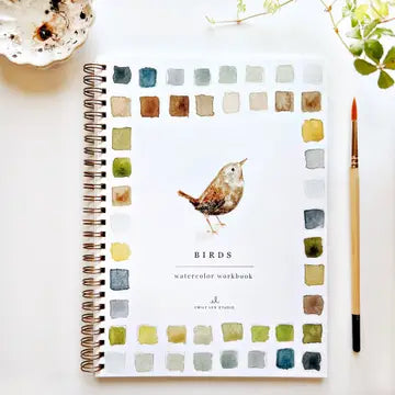 Birds Watercolor Workbook by Emily Lex Studio