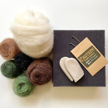 Turtle Friends Beginner Needle Felting Kit