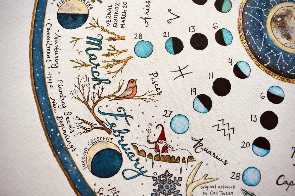 2027 Lunar Calendar | Wheel of the Year