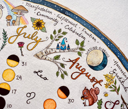 2026 Lunar Calendar | Wheel of the Year