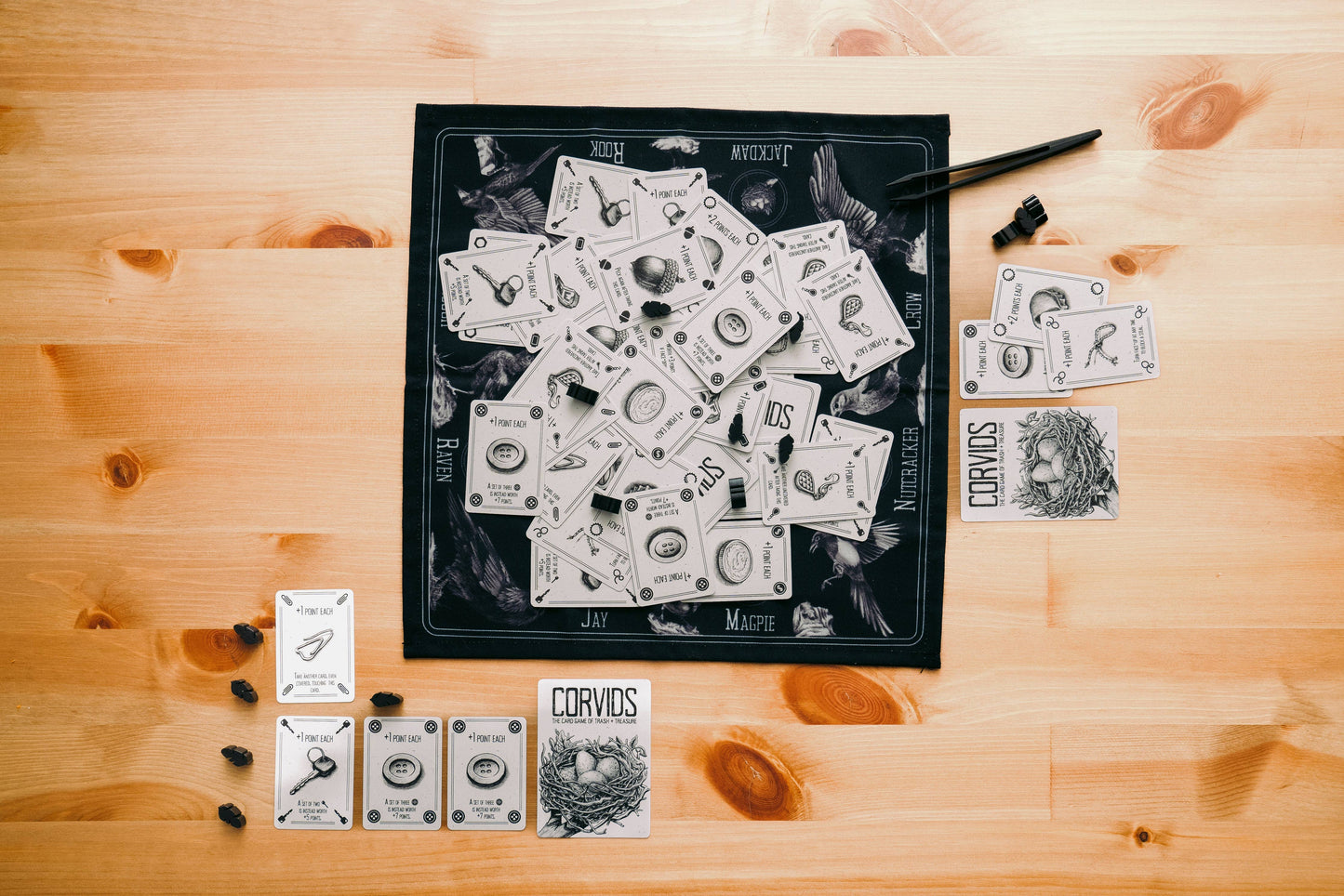 Corvids: The Card Game of Trash + Treasure by Jasper Beatrix
