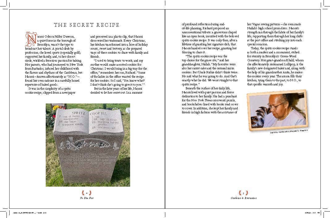 To Die For: A Cookbook of Gravestone Recipes by Rosie Grant