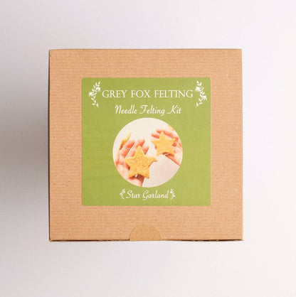 Garland of Stars - Needle Felting Kit - Beginner