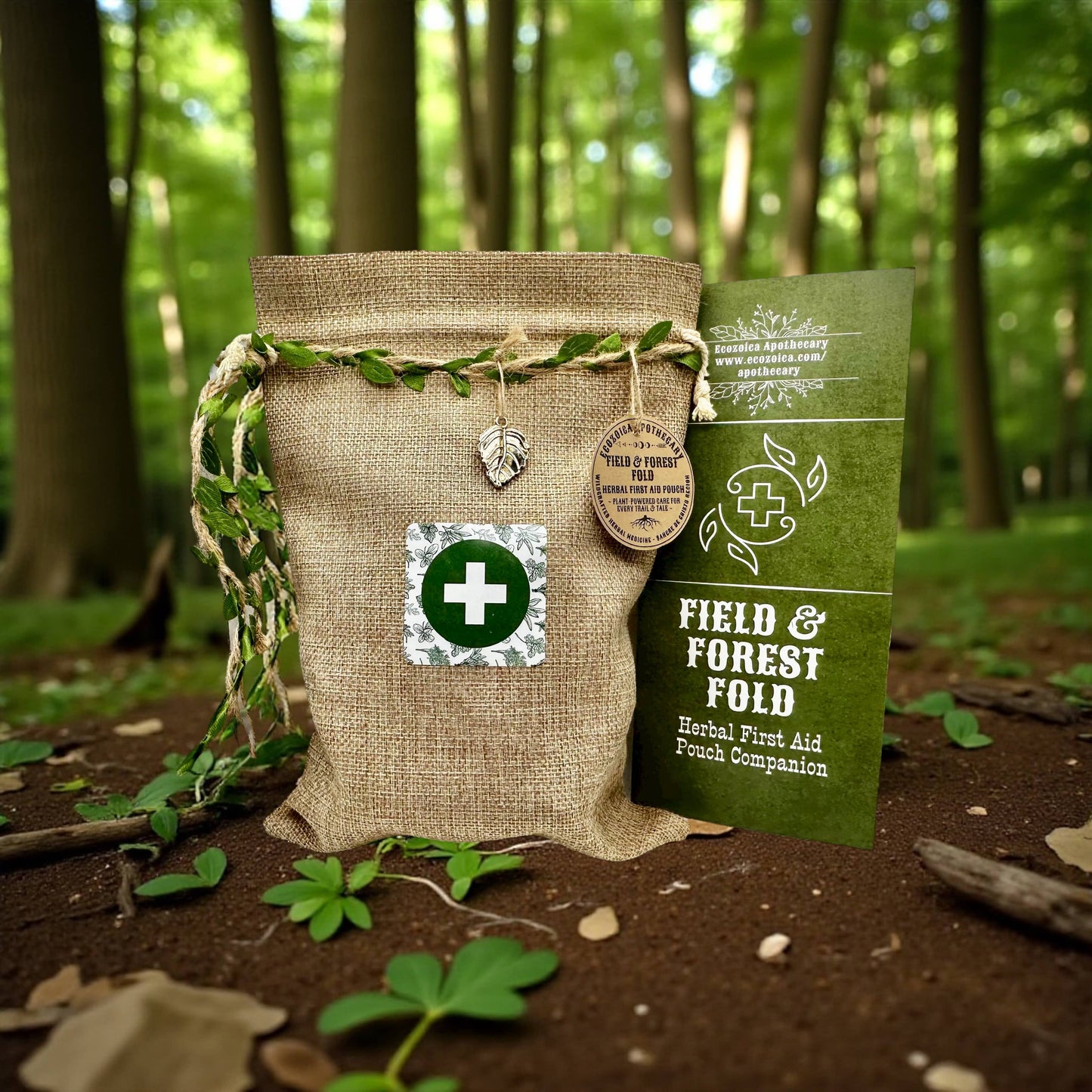 Field & Forest Fold Herbal First Aid Kit, Made by Ecozoica Apothecary