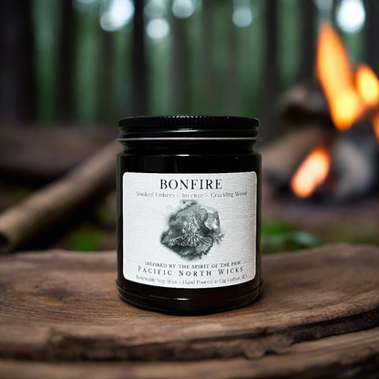 Bonfire Candle | Campfire Inspired | Clean Burning Soy Wax