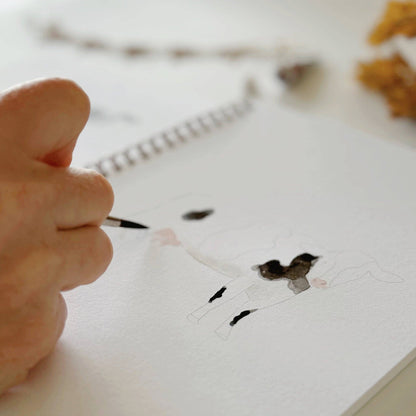 Farm Watercolor Workbook by Emily Lex