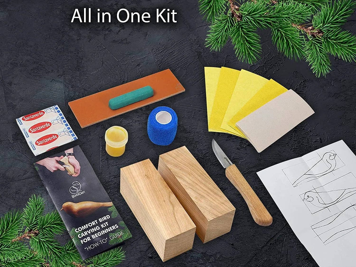 Comfort Bird Carving Whittling Starter Kit