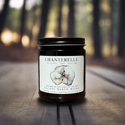 Chanterelle Candle | Earthy Scent | Luxury Fragrance | Soy