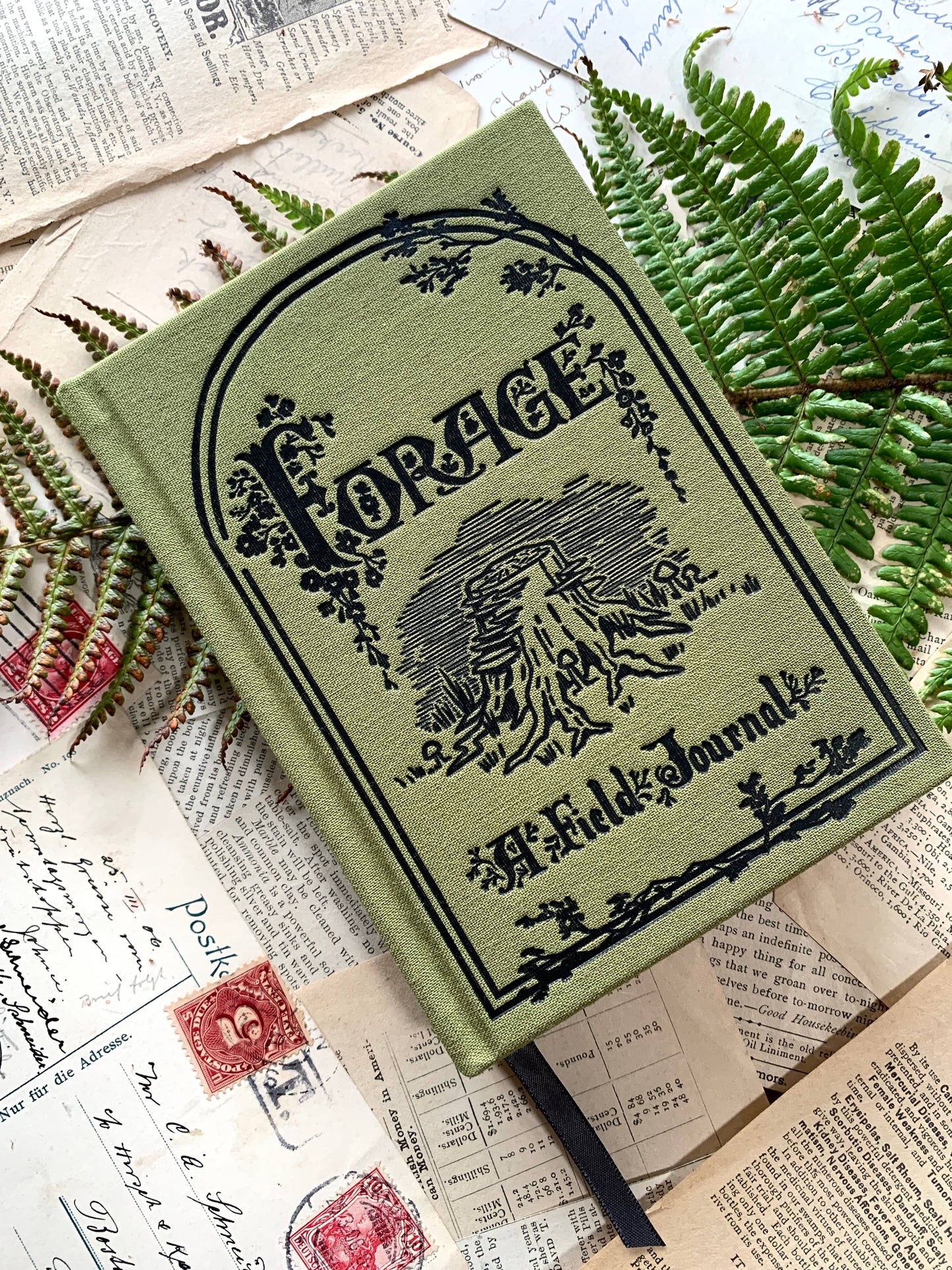 GREEN Foraging A6 field journal