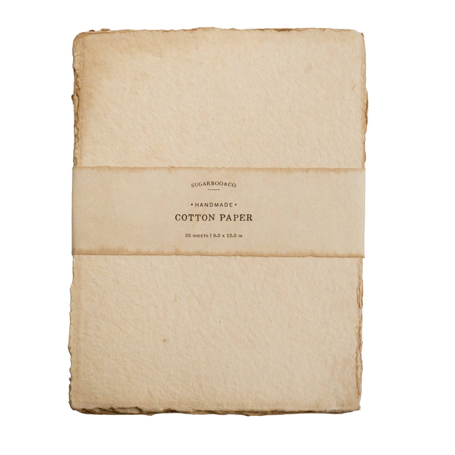 9"x13.5" Large Handmade Cotton Paper Bundle - Wheat