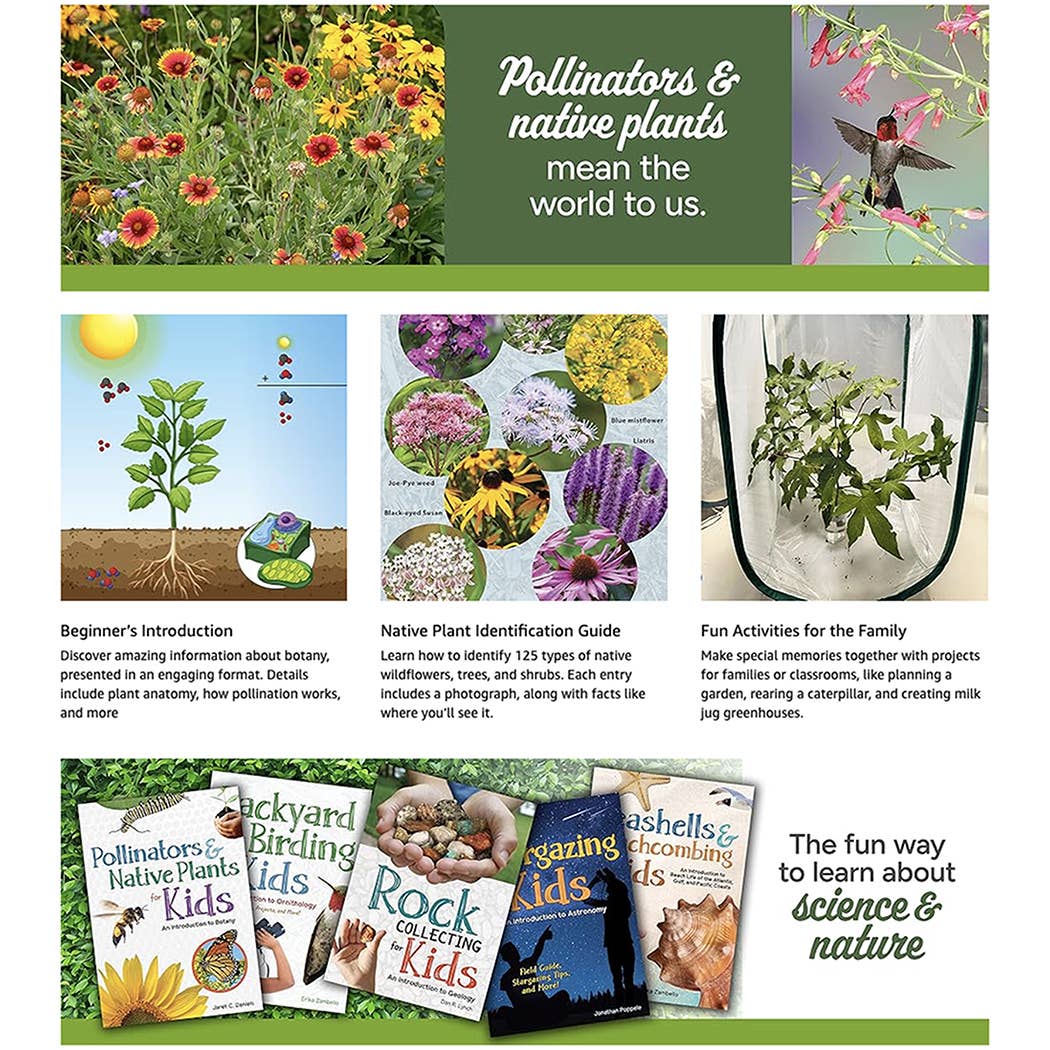 Pollinators & Native Plants for Kids: An Introduction to Botany by Jaret C. Daniels