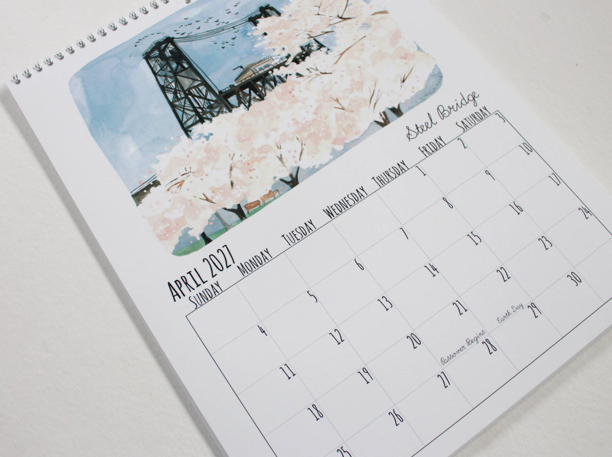 2027 Oregon Calendar by Michele Maule