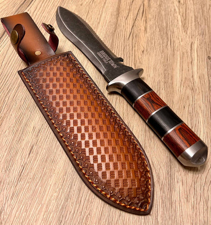 Hero Hori Gardening Knife with leather sheath & sharpener