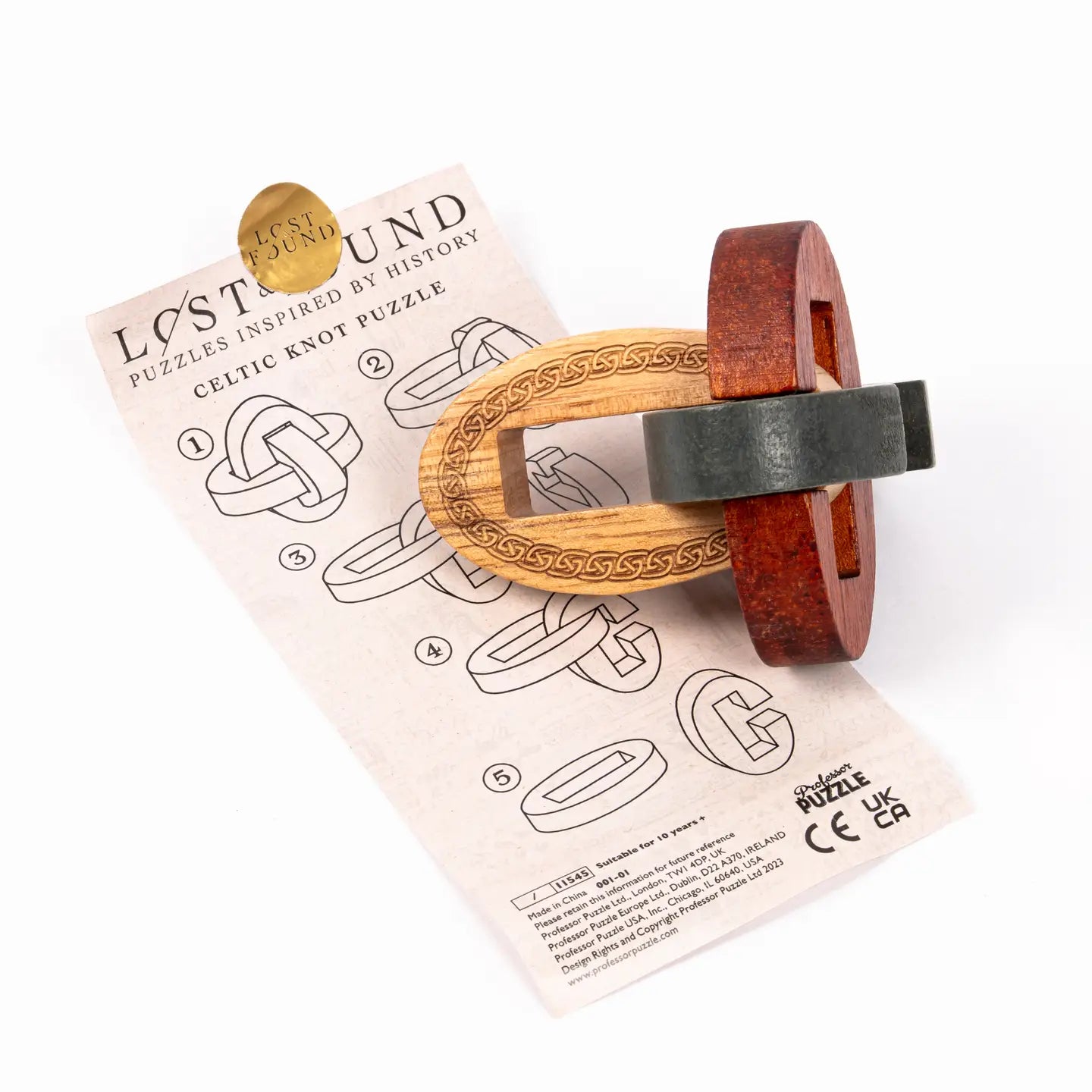 Lost & Found Celtic Knot Puzzle by Professor Puzzle USA, Inc.