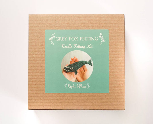 Right Whale - Needle Felting Kit - Beginner