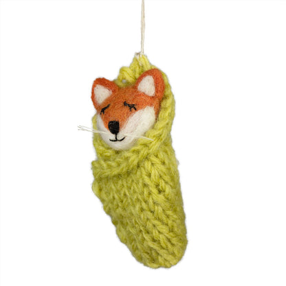 Cozy Fox Ornament